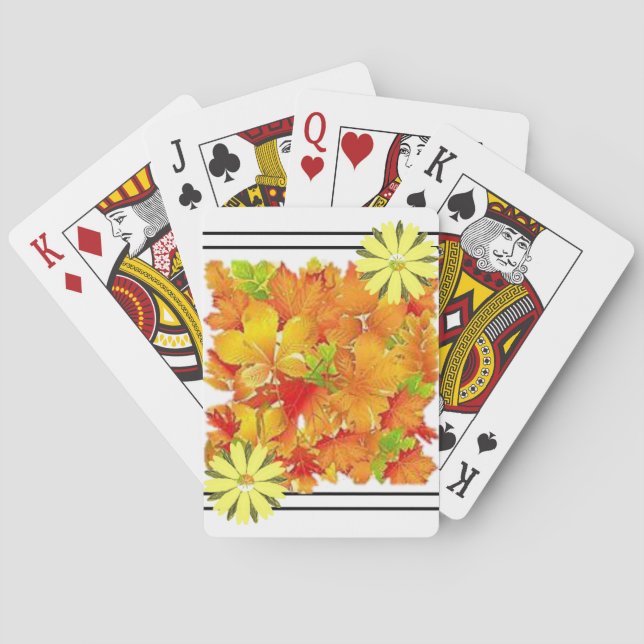 Herbst Spielkarten-Deck Spielkarten (Rückseite)