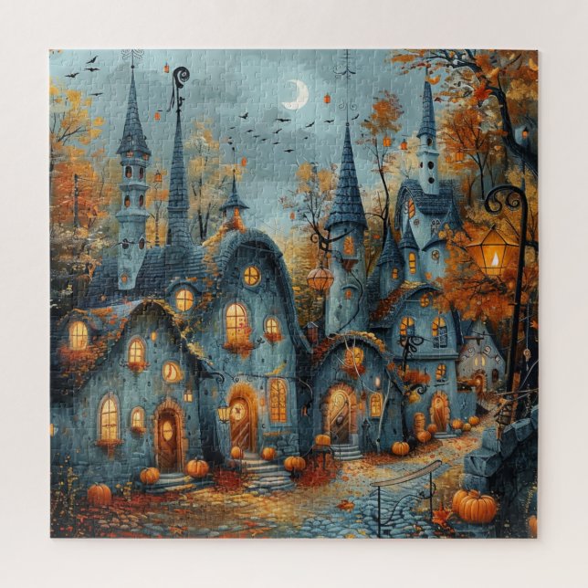 Herbst-Stadtlandschaft-Puzzle (Vertikal)