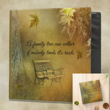 Herbst-Stammbaum-Genealogie-Binder