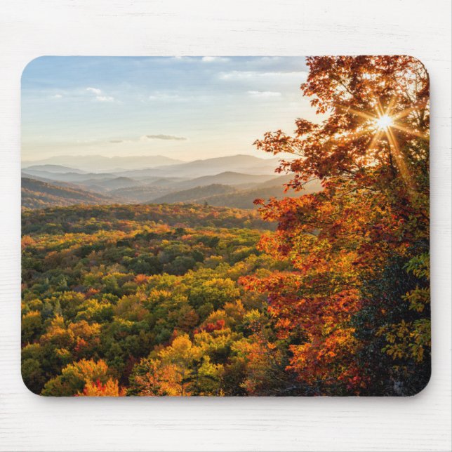 Herbst Sunset | North Carolina Mousepad (Vorne)