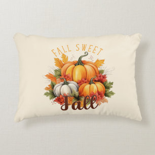 Herbst Süß Herbst - Herbstpumpen & Blätter Dekokissen
