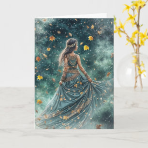 Herbst-Tagundnachtgleiche-Bohemian inspiriertes Ki Karte