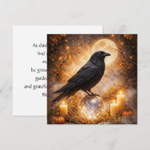 Herbst-Tagundnachtgleiche Mabon Raven Mystisch