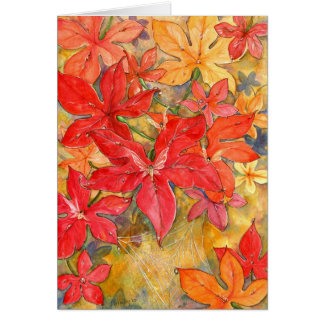 "Herbst-Tau-" Karte