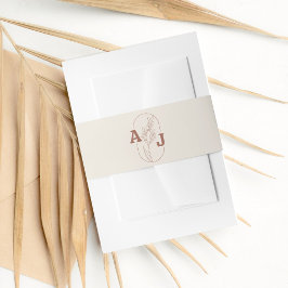 Herbst Terracotta und Creme Einladungsbanderole