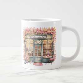 Herbst-Traum Café-Tasse — Gemütliche Blumenbuchhan Jumbo-Tasse
