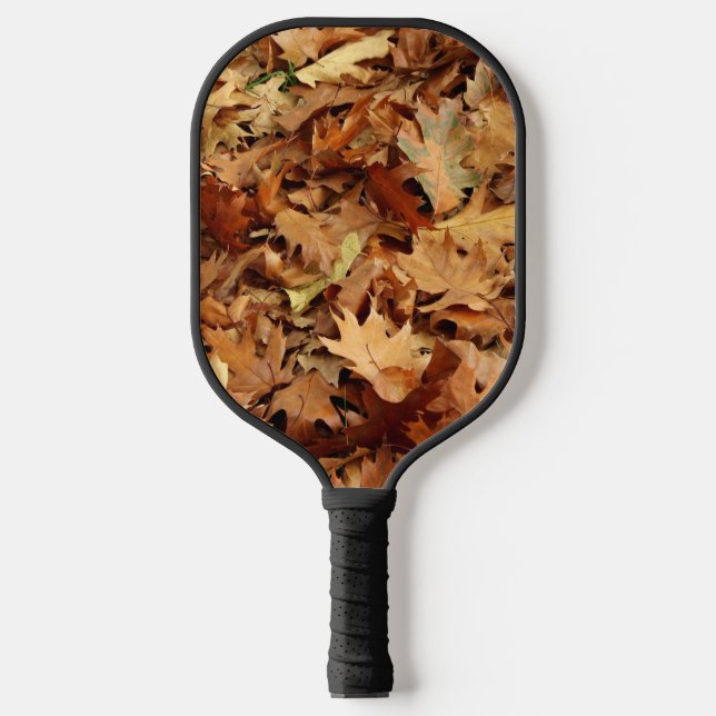 Herbst, trockene Blätter Pickleball Schläger (Vorderseite)