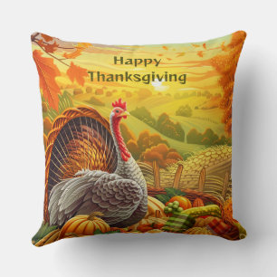 Herbst Türkei Pumpkins Erntedank Keuchkiefer Kissen