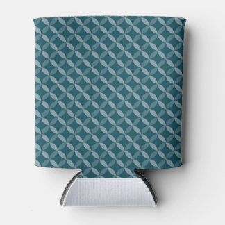 HERBST-TÜRKIS-BLAUE GEOMETRISCHE MUSTER DOSENKÜHLER