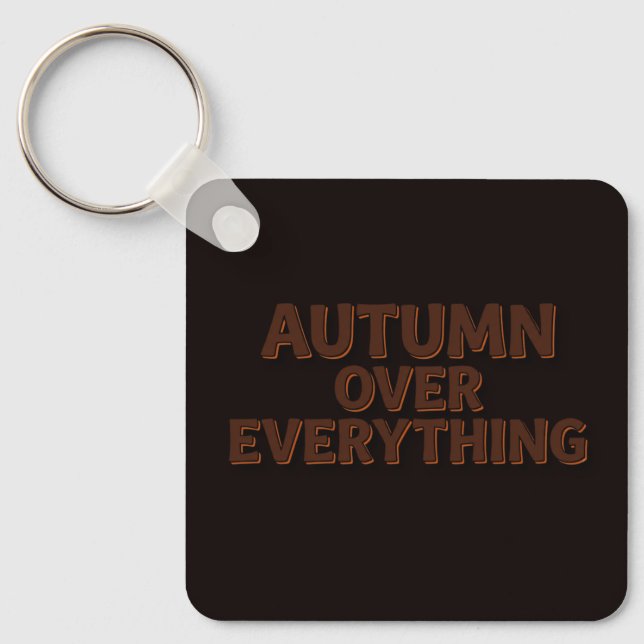 Herbst über alles schlüsselanhänger (Vorderseite)