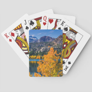 Herbst um June Lake, Kalifornien Spielkarten