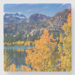 Herbst um June Lake, Kalifornien Steinuntersetzer