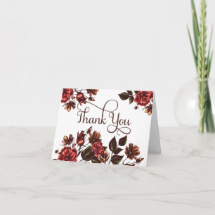 Herbst und Herbst Vielen Dank Dankeskarte