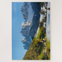 Herbst und Winter in den Dolomitbergen