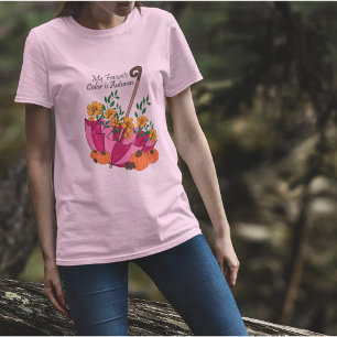 Herbst unter dem Regenschirm T-Shirt