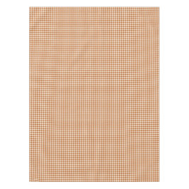 Herbst verbranntes Orange Gingham-Muster Herbst Ka Tischdecke