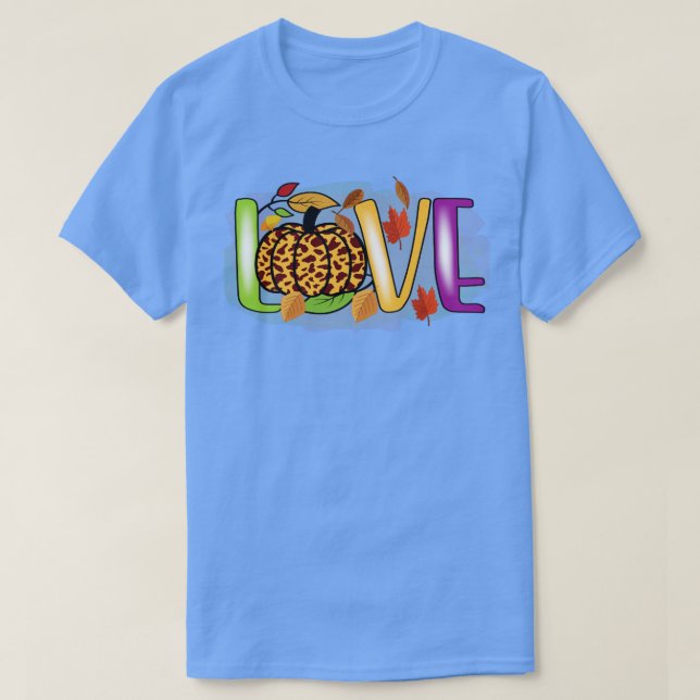 Herbst Verlass Lover Herbst ist meine Lieblingsfar T-Shirt (Design vorne)