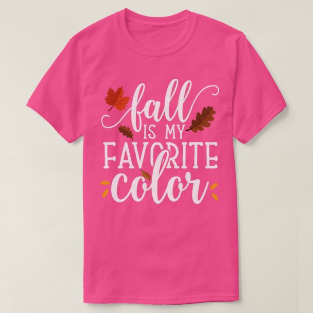 Herbst Verlass Lover Herbst ist meine Lieblingsfar T-Shirt (Design vorne)