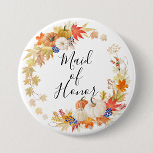 Herbst verlässt Kürbis-Trauzeugin Button