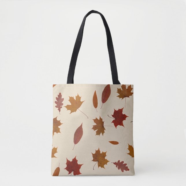 Herbst verlässt photographisch auf tasche (Vorderseite)