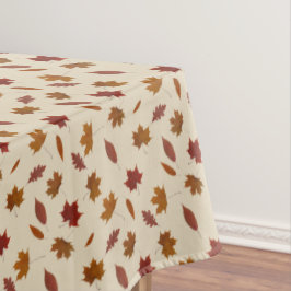 Herbst verlässt photographisch auf tischdecke