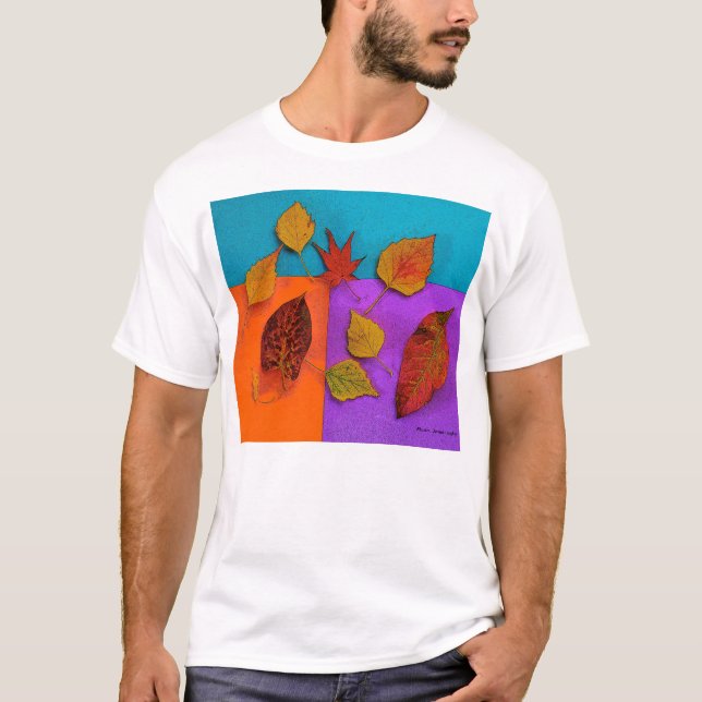 Herbst verlässt T - Shirt (Vorderseite)