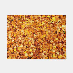 Herbst verlässt Tür-Matte Fußmatte