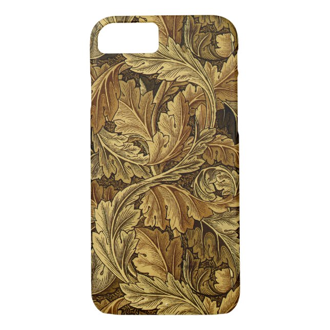 Herbst verlässt William Morris Muster Case-Mate iPhone Hülle (Rückseite)