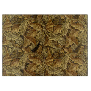 Herbst verlässt William Morris Vintages Muster Schneidebrett