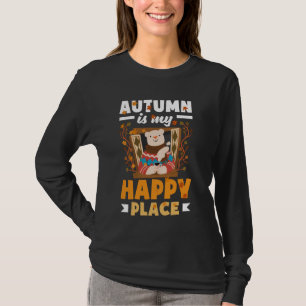 Herbst-Vibes-Blätter und Pumpkin-Art Herbstliebhab T-Shirt
