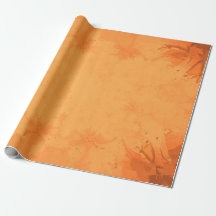 Herbst Viktorianisch-braunes Orangenmuster