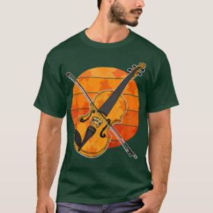 Herbst Violin Violiner Herbst Erntedank String P T-Shirt