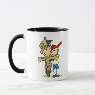 Herbst Vogelscheuche Tasse
