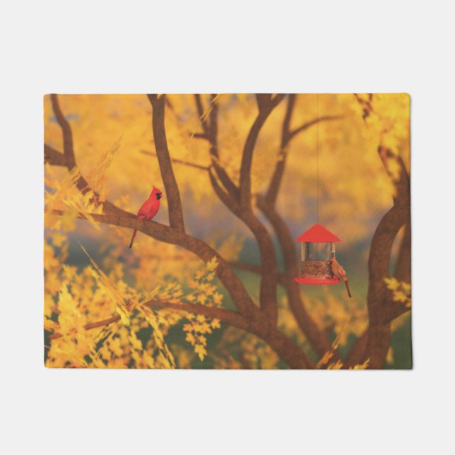 Herbst-Wächter-Fußmatte Fußmatte (Vorderseite)