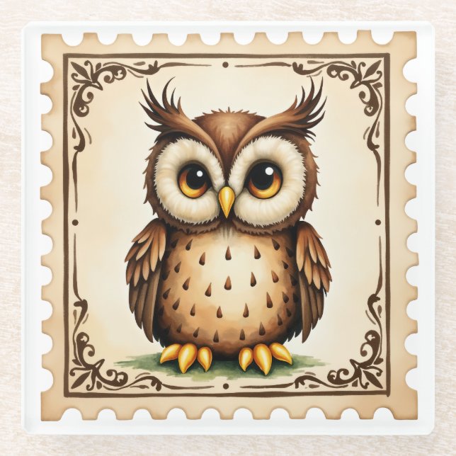 Herbst-Watcher Glasuntersetzer (Vorderseite)