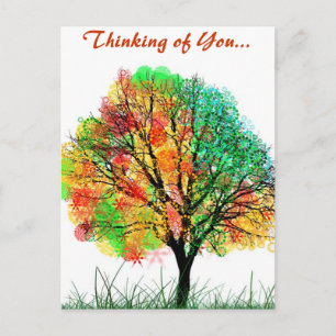 Herbst Whimsy Nature Savvy Destiny Geschenke Postkarte