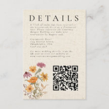 Herbst Wildblume Garden Botanische Hochzeiten Deta
