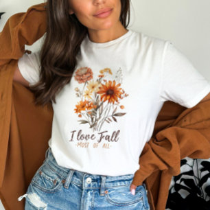 Herbst-Wildblumen T-Shirt