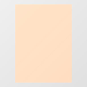 Herbst Winter Color Tender Peach Fensteraufkleber