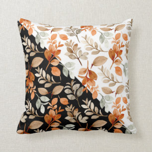 Herbst Wohngestaltung Blume in Herbstfarben Zwei T Kissen