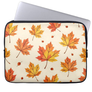 Herbstahornblätter-Fallmuster Laptopschutzhülle