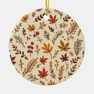 Herbstakrylornament Keramik Ornament