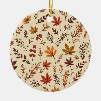 Herbstakrylornament Keramik Ornament