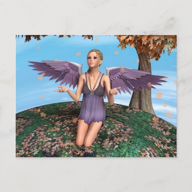 Herbstankgel Postkarte (Vorderseite)