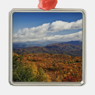 Herbstansicht der südlichen Appalachen Ornament Aus Metall