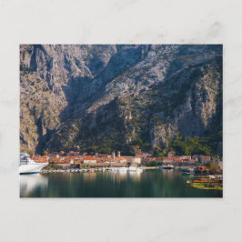 Herbstansicht von Kotor, Montenegro Postkarte