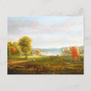 Herbstansicht von Thomas Doughty Postkarte