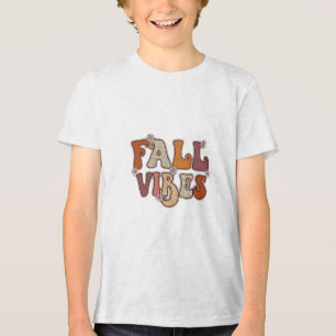 Herbstästhetische Cosy Fall T - Shirt Tri-Blend Sh