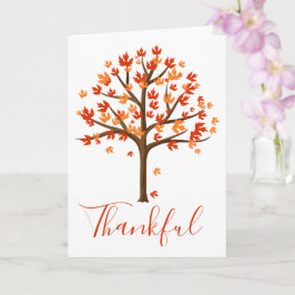 Herbstausgabe Erntedank Center Card Karte