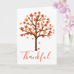 Herbstausgabe Erntedank Center Card Karte